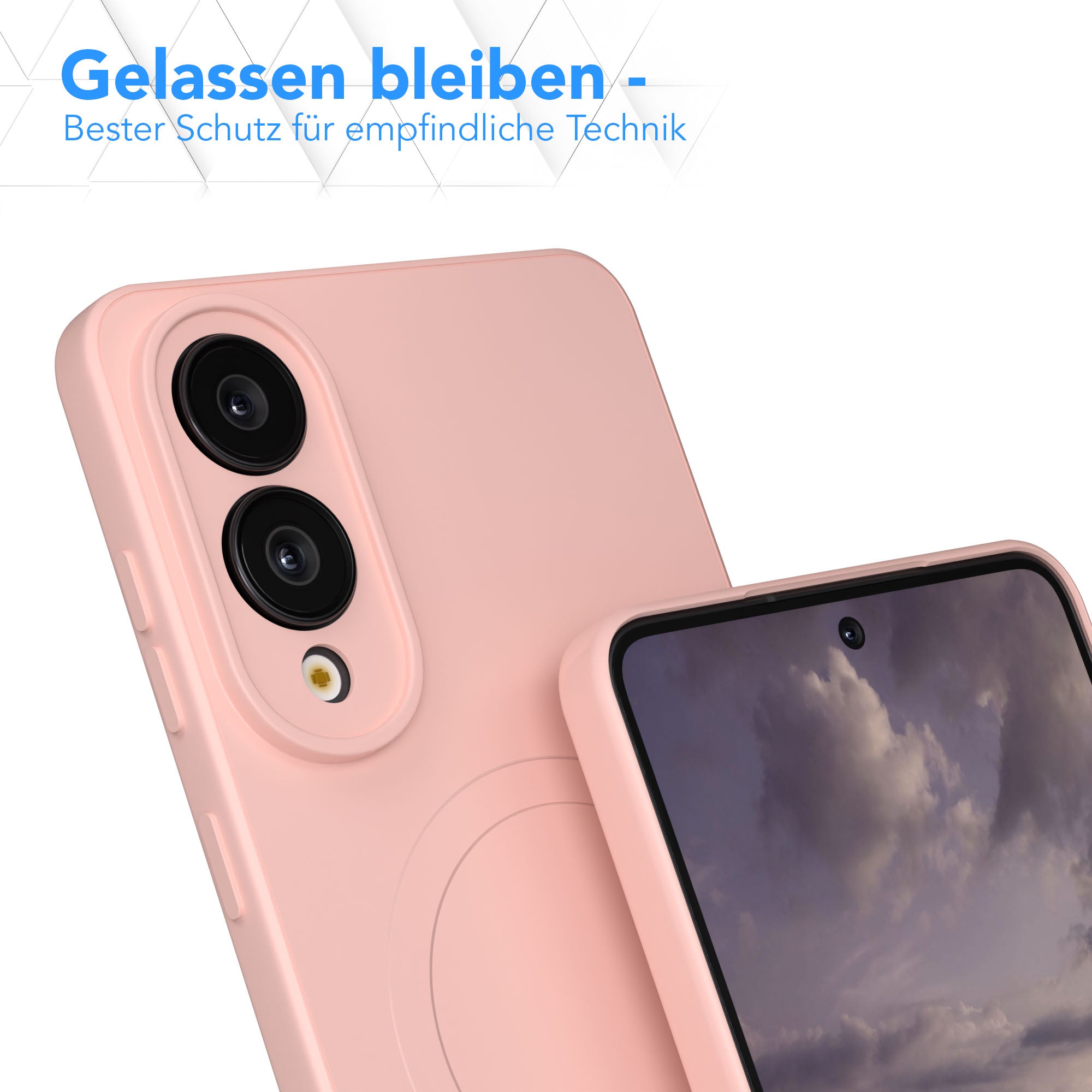 Galaxy S25 Edge Silikonhülle mit MagSafe