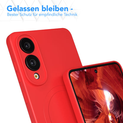 Galaxy S25 Edge Silikonhülle mit MagSafe