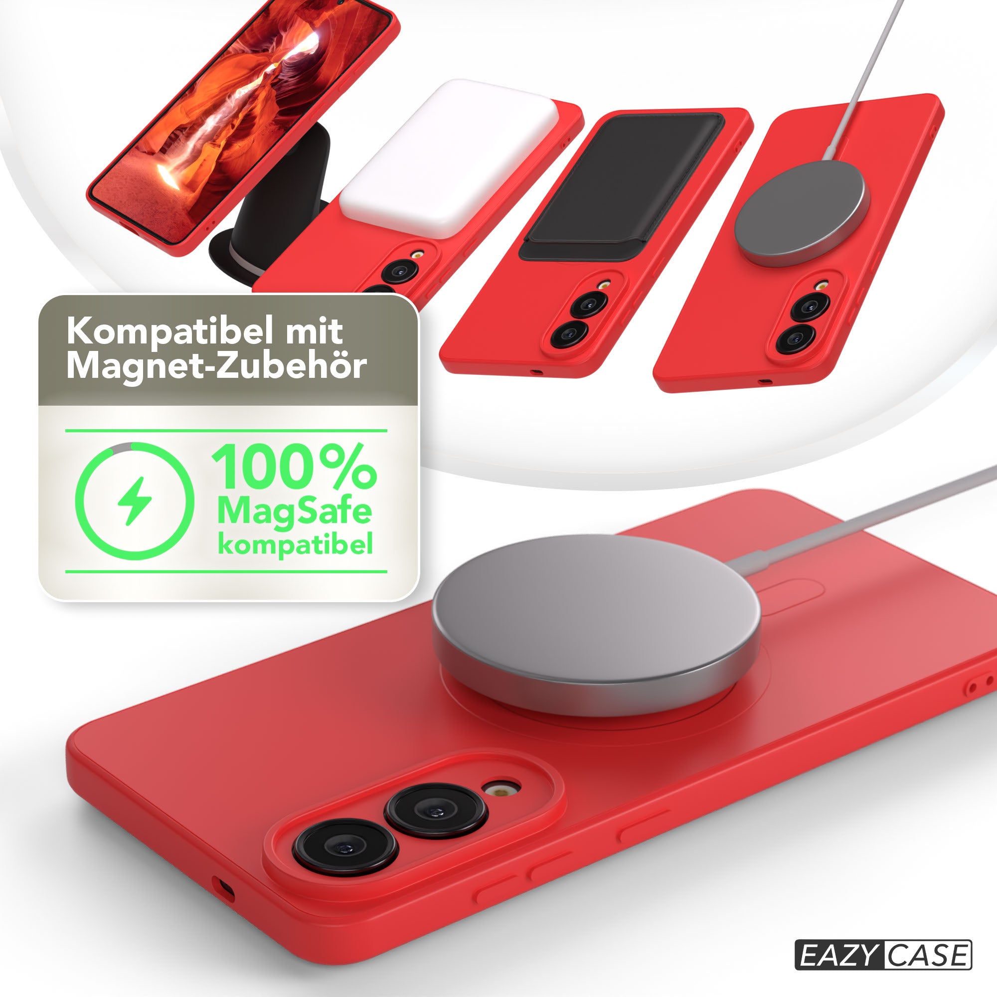 Galaxy S25 Edge Silikonhülle mit MagSafe