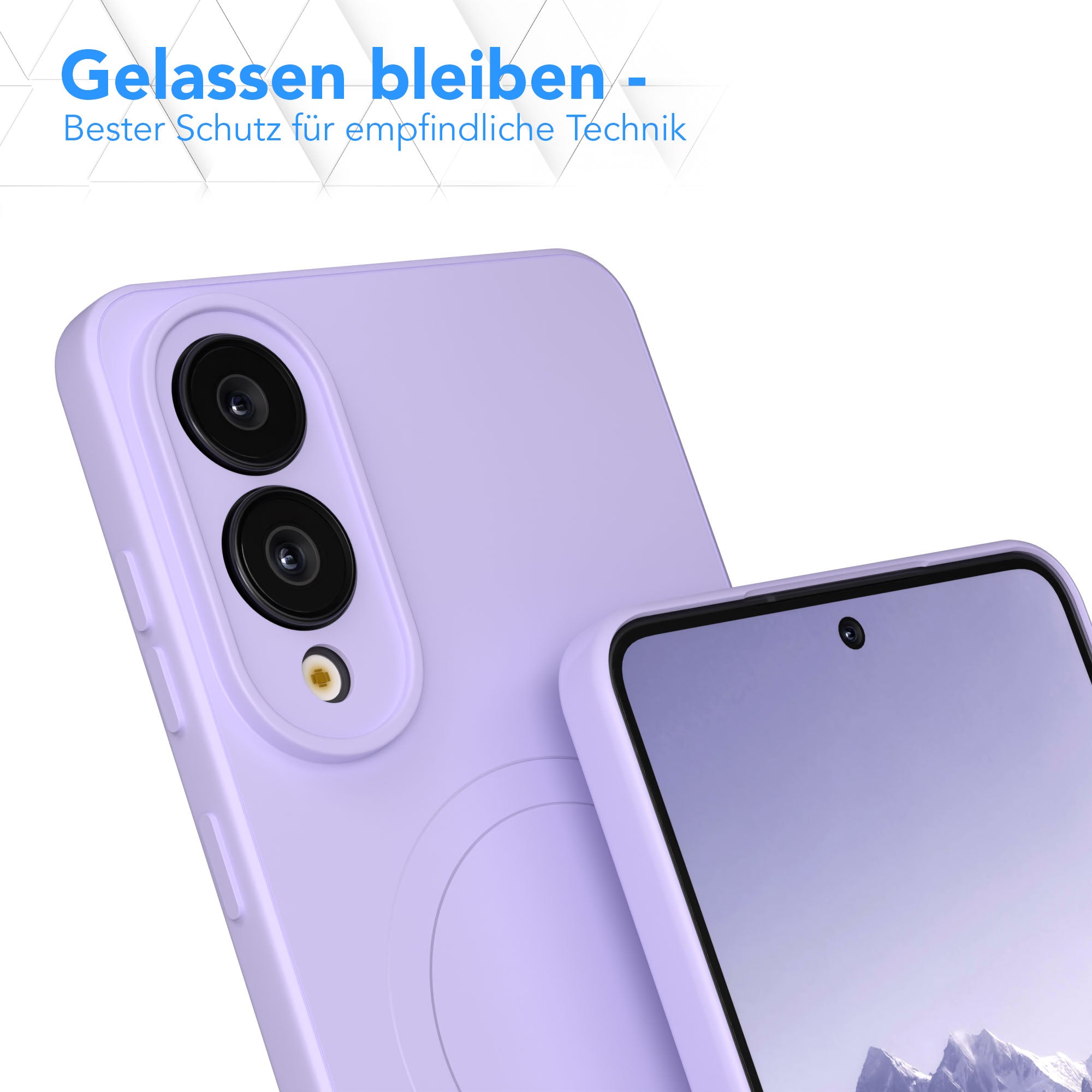 Galaxy S25 Edge Silikonhülle mit MagSafe