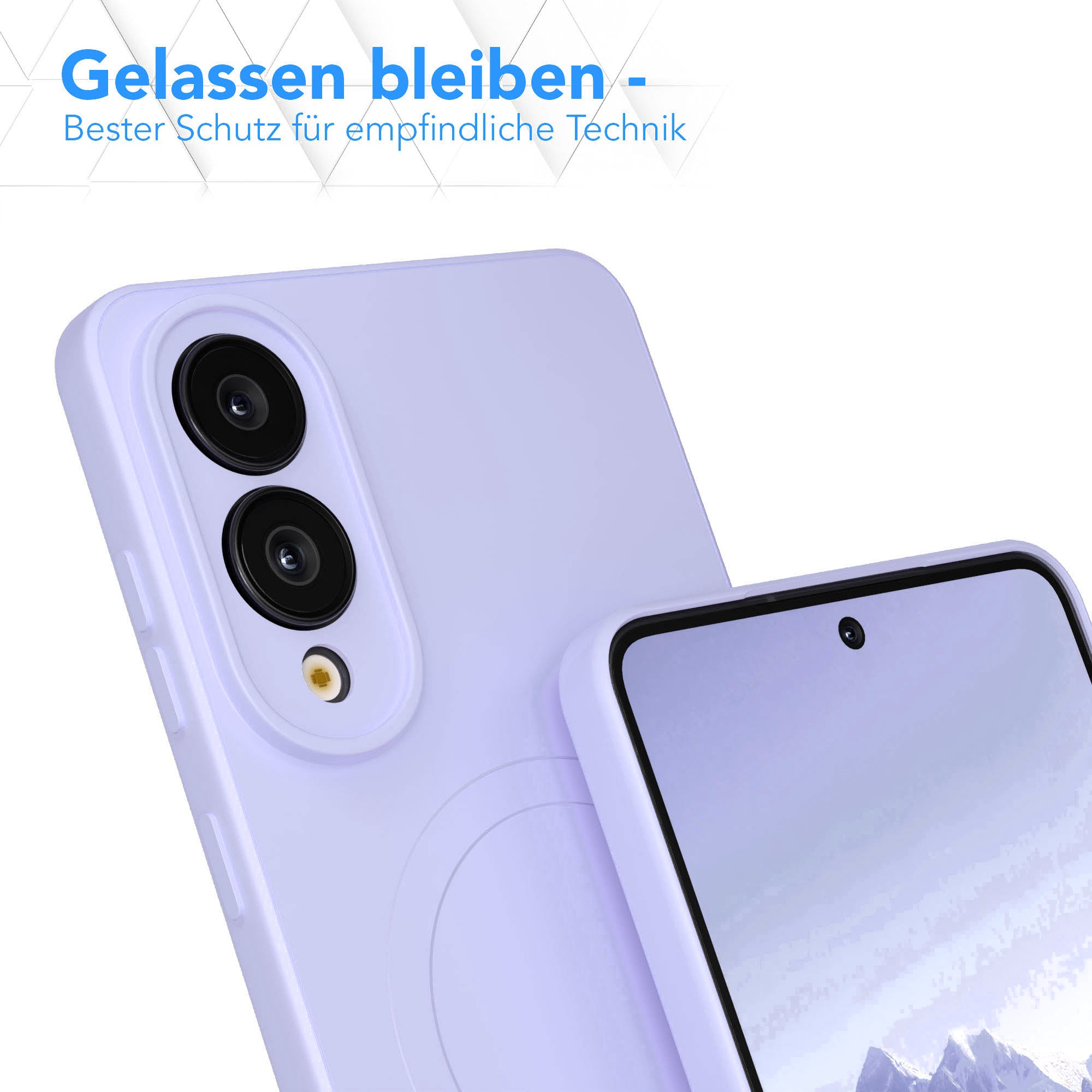 Samsung Galaxy S25 Edge MagSafe Silikonhülle mit Kameraschutz von EAZY CASE 