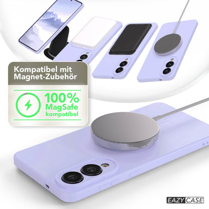Samsung Galaxy S25 Edge MagSafe Silikonhülle mit Kameraschutz von EAZY CASE 