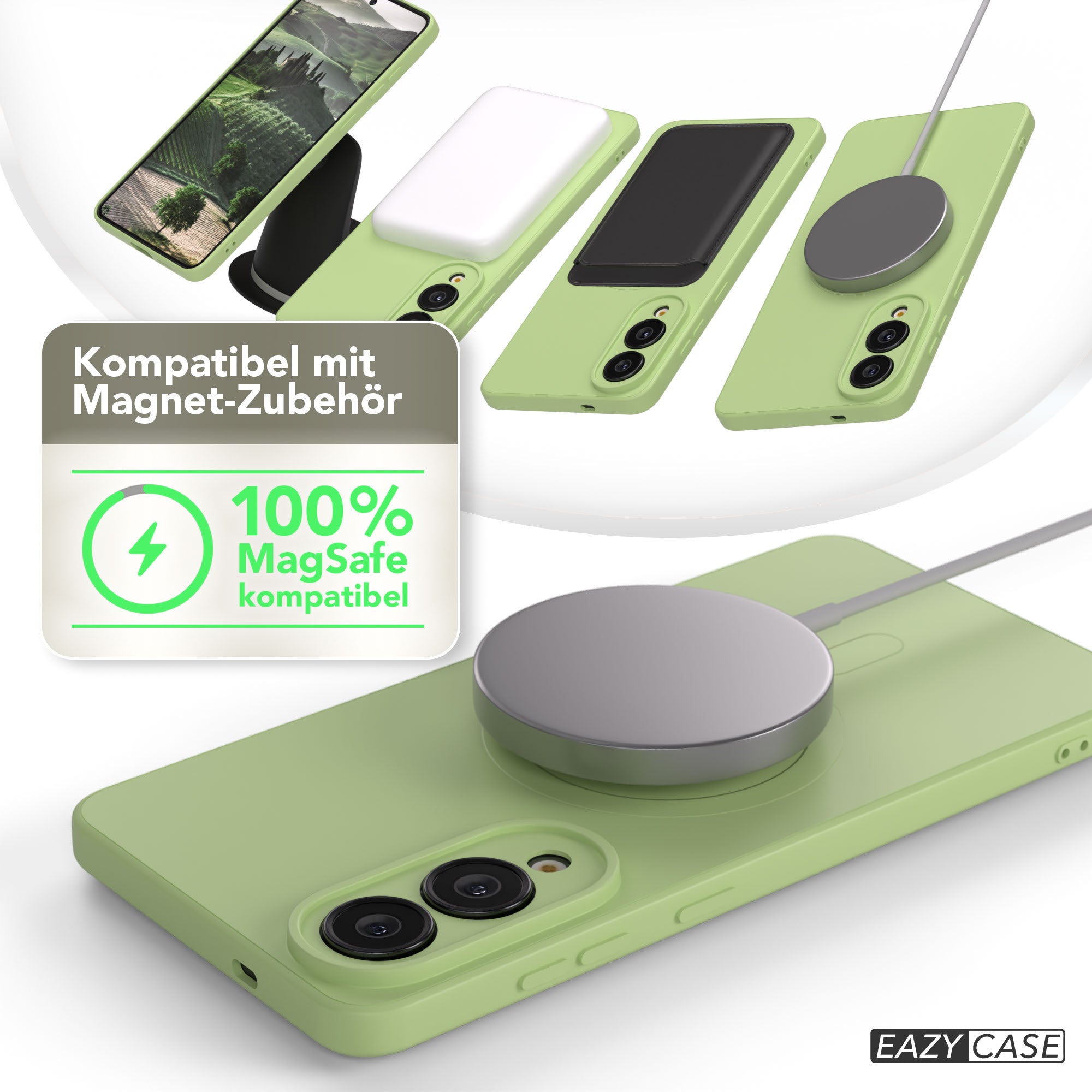Galaxy S25 Edge Silikonhülle mit MagSafe
