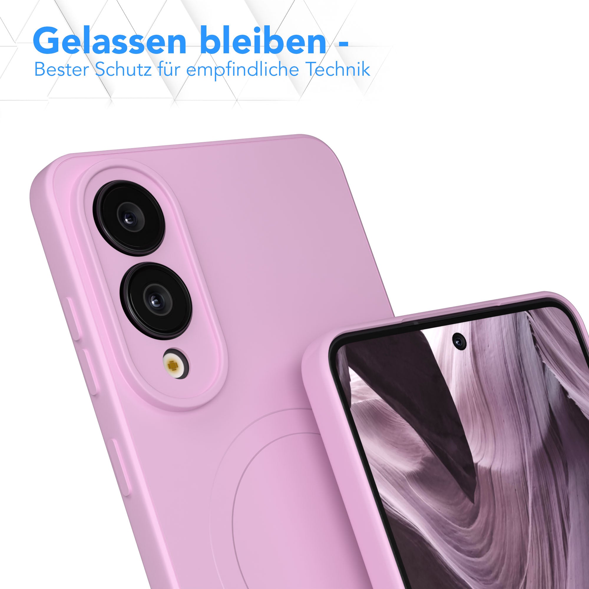 Galaxy S25 Edge Silikonhülle mit MagSafe