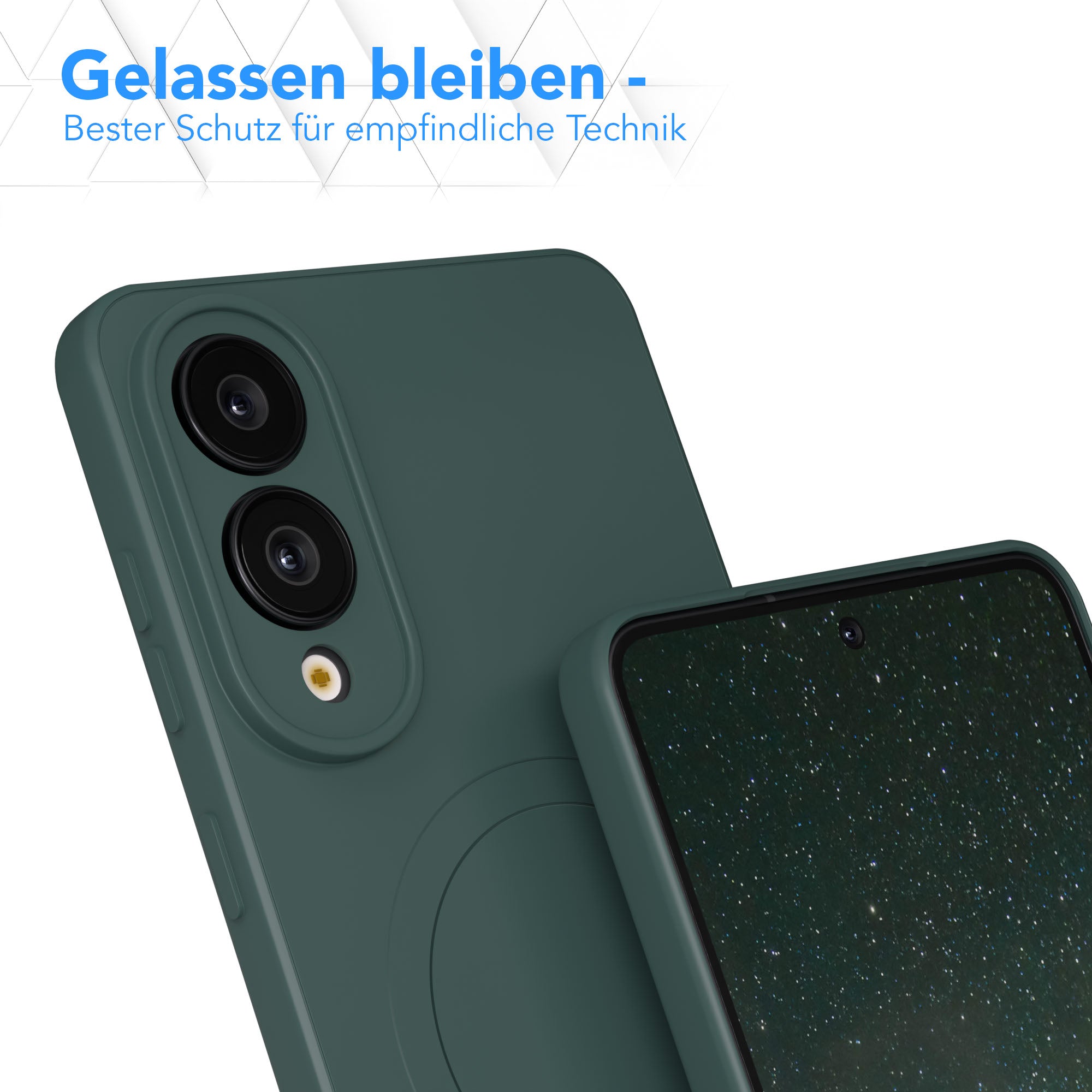 Galaxy S25 Edge Silikonhülle mit MagSafe