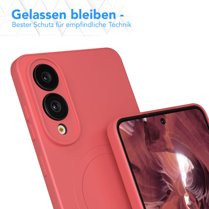 Galaxy S25 Edge Silikonhülle mit MagSafe