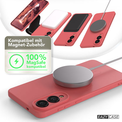 Galaxy S25 Edge Silikonhülle mit MagSafe