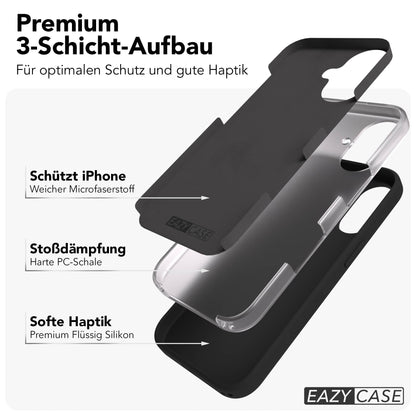 Apple iPhone 17 Premium Silikonhülle mit Kameraschutz von EAZY CASE 