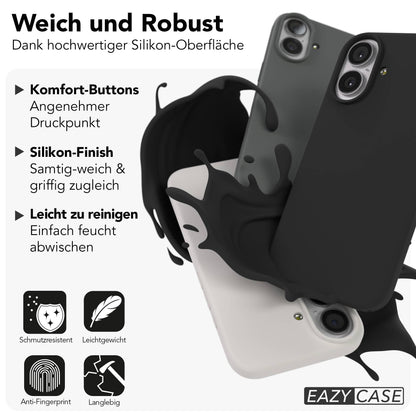 Apple iPhone 17 Premium Silikonhülle mit Kameraschutz von EAZY CASE 