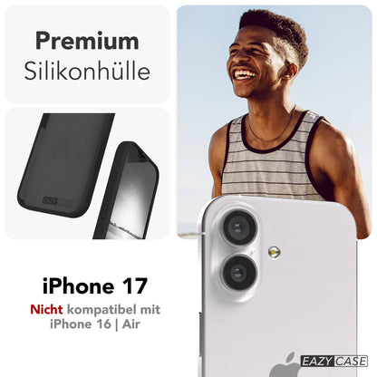 Apple iPhone 17 Premium Silikonhülle mit Kameraschutz von EAZY CASE 
