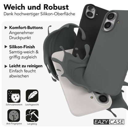 Apple iPhone 17 Premium Silikonhülle mit Kameraschutz von EAZY CASE 