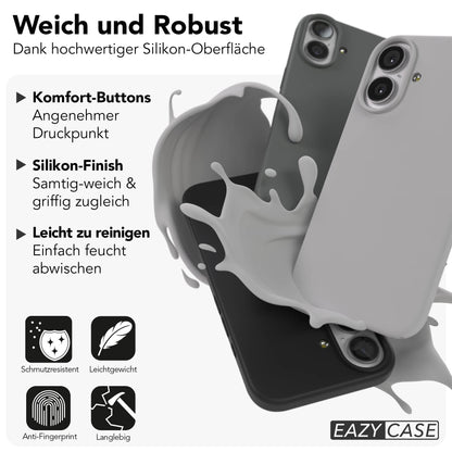 Apple iPhone 17 Premium Silikonhülle mit Kameraschutz von EAZY CASE 