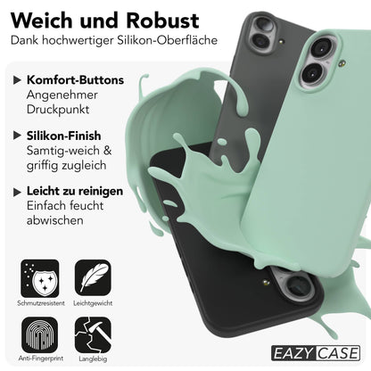 Apple iPhone 17 Premium Silikonhülle mit Kameraschutz von EAZY CASE 