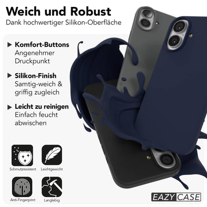 Apple iPhone 17 Premium Silikonhülle mit Kameraschutz von EAZY CASE 