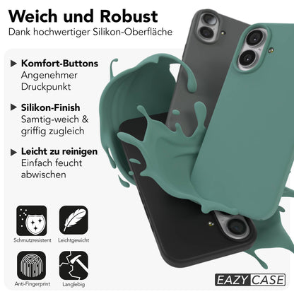Apple iPhone 17 Premium Silikonhülle mit Kameraschutz von EAZY CASE 