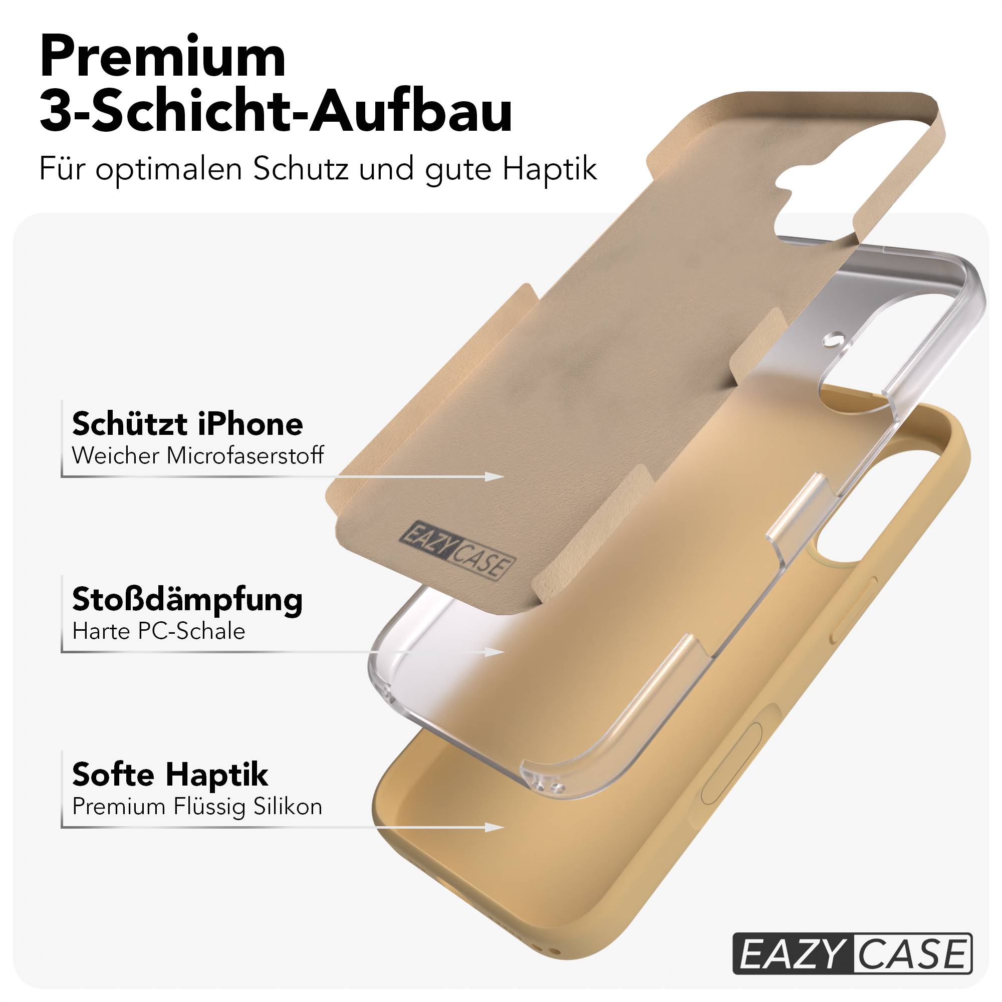 Apple iPhone 17 Premium Silikonhülle mit Kameraschutz von EAZY CASE 