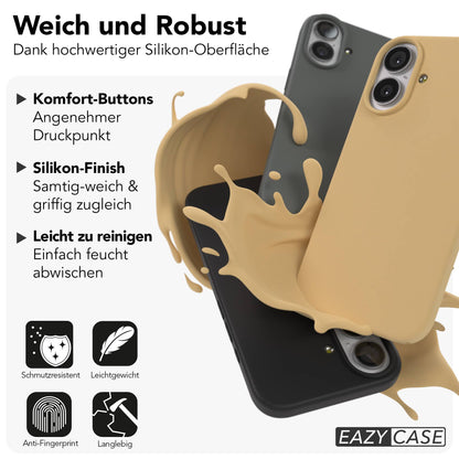 Apple iPhone 17 Premium Silikonhülle mit Kameraschutz von EAZY CASE 