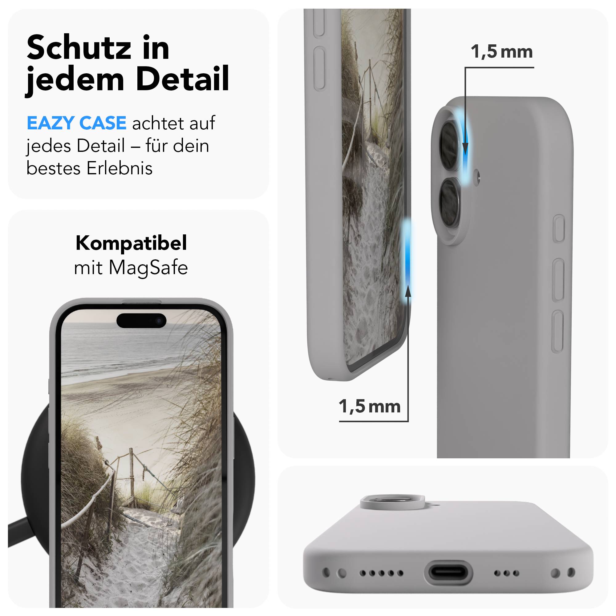 iPhone 17 premium Silikonhülle mit MagSafe
