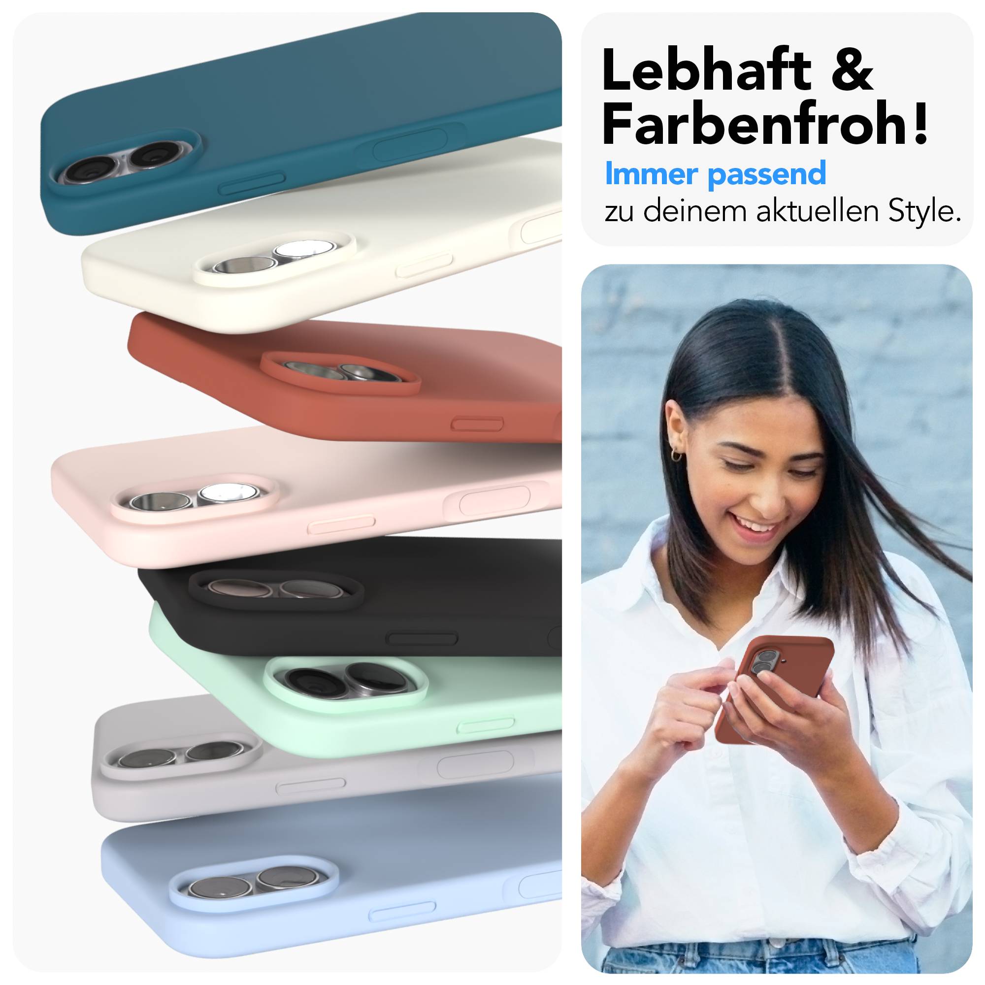 iPhone 17 premium Silikonhülle mit MagSafe