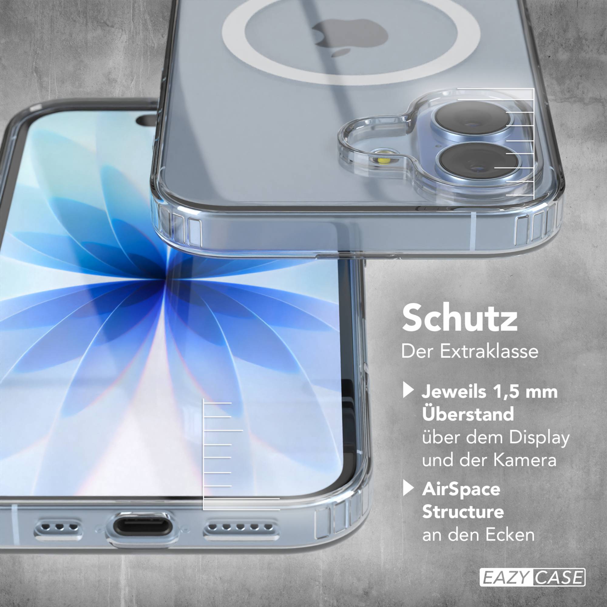 iPhone 17 transparente Hülle mit MagSafe