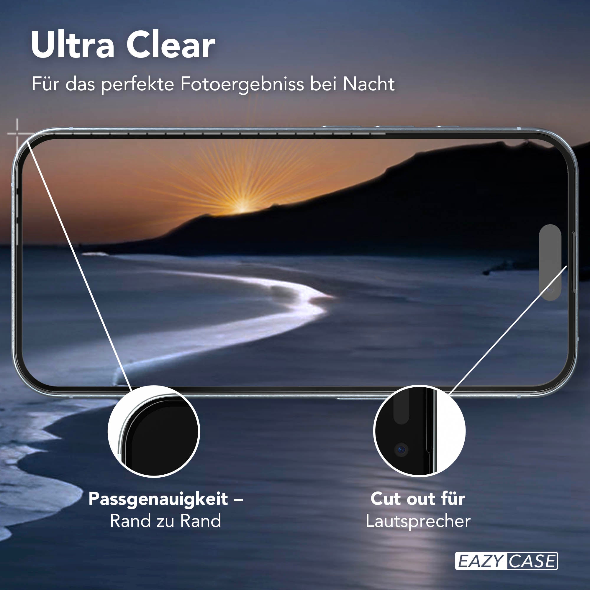 iPhone 17 2er Set Glasfolie + Installationsrahmen