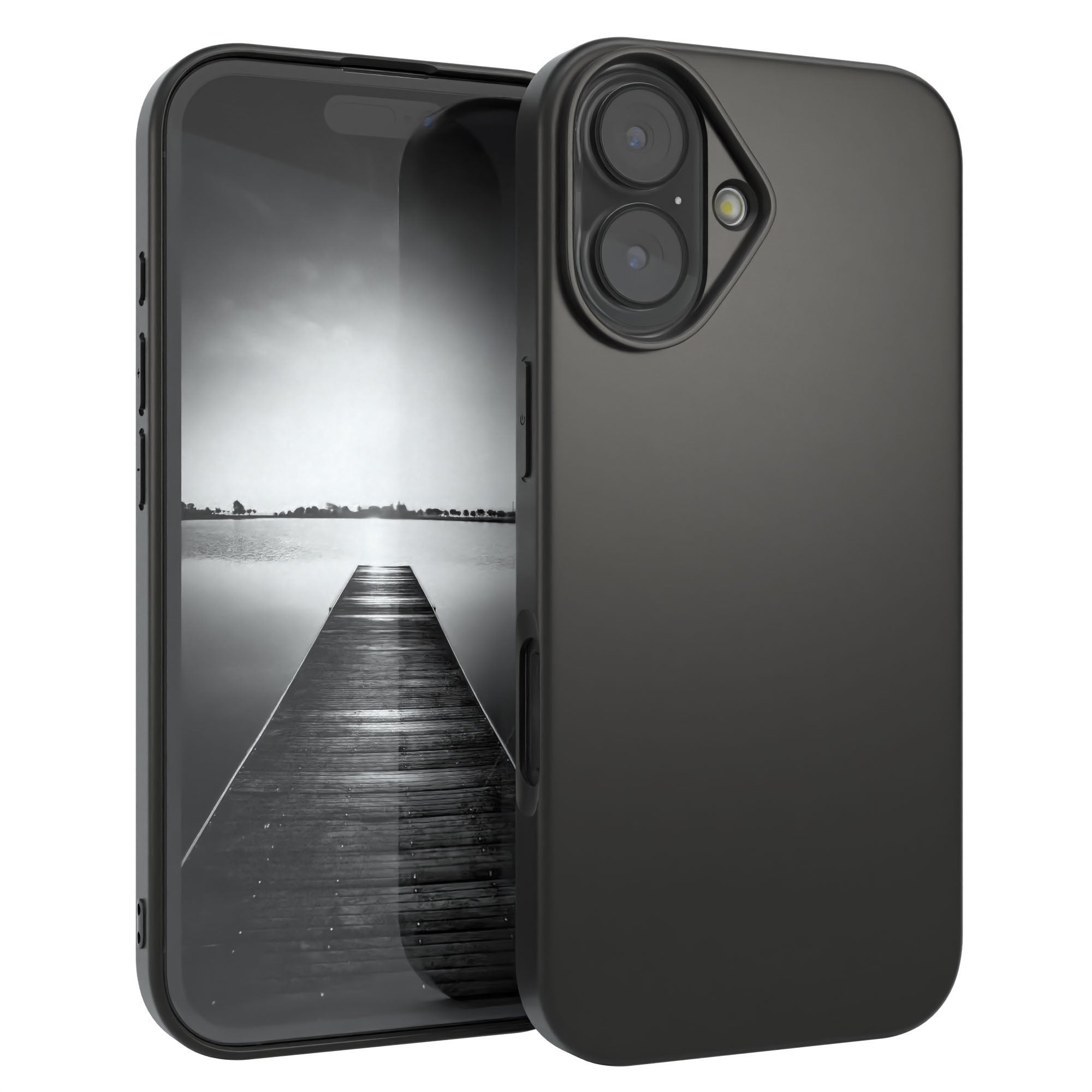 iPhone 17 ultradünnes Slimcover aus TPU Schwarz