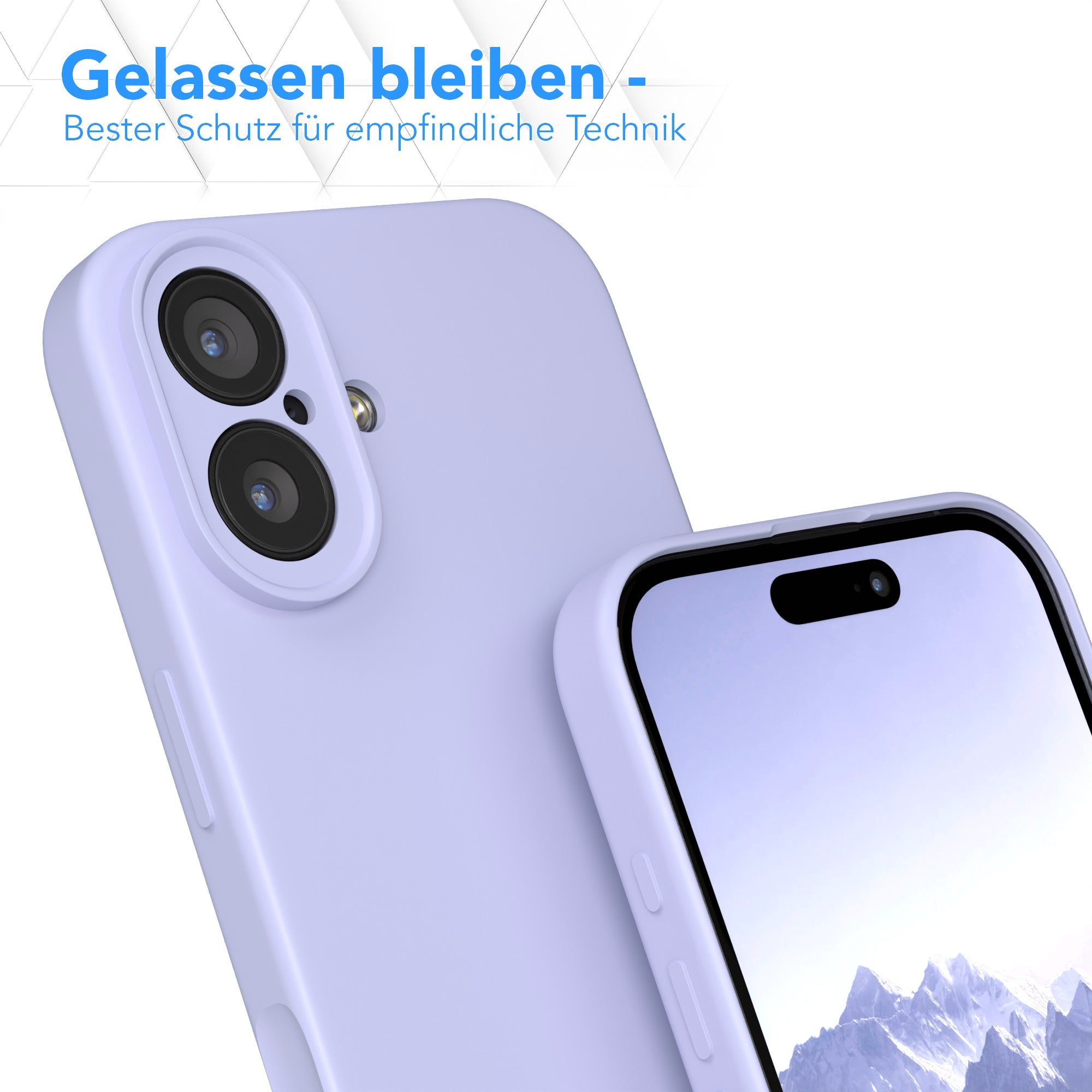 iPhone 17 transparente Silikonhülle mit Kameraschutz von EAZY CASE 