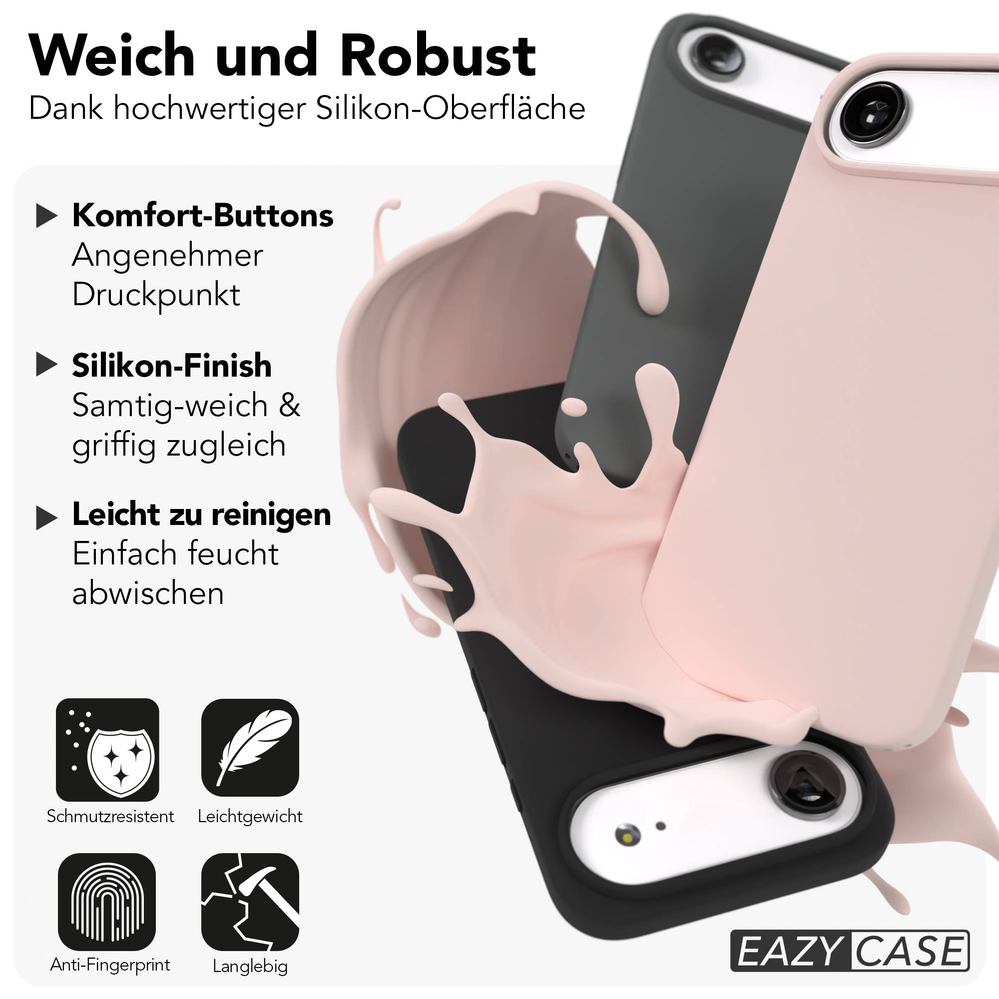 iPhone Air Premium Silikonhülle mit Kameraschutz von EAZY CASE 