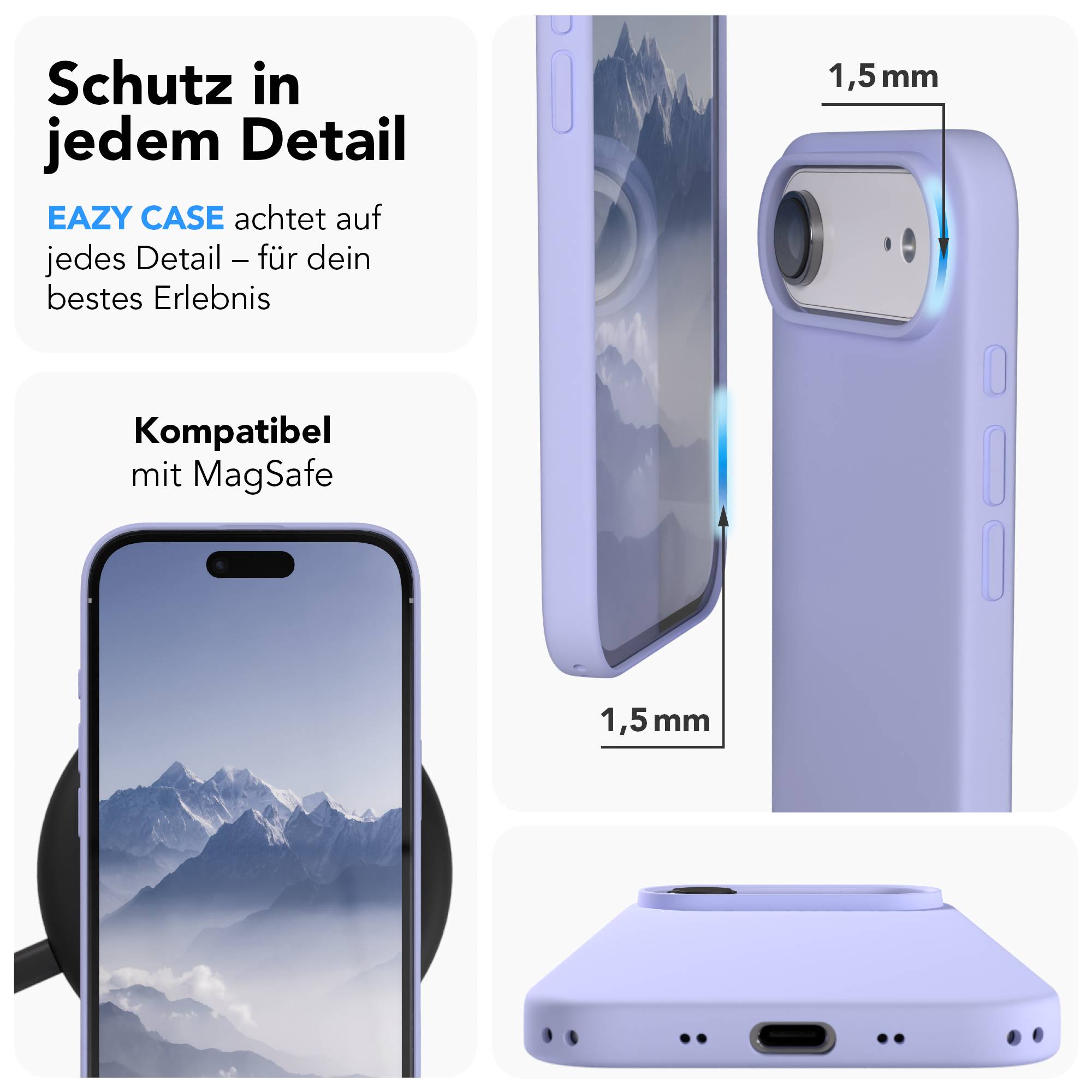 iPhone Air premium Silikonhülle mit MagSafe