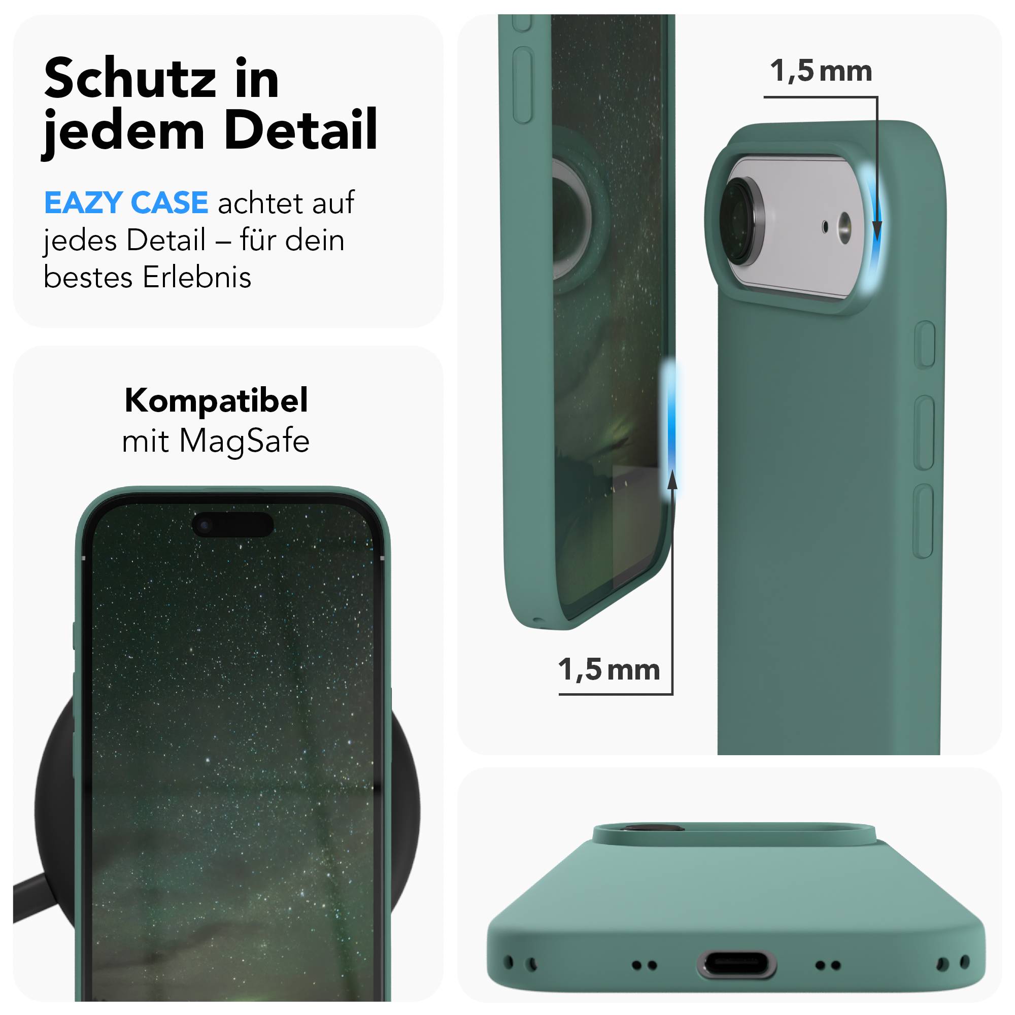 iPhone Air premium Silikonhülle mit MagSafe