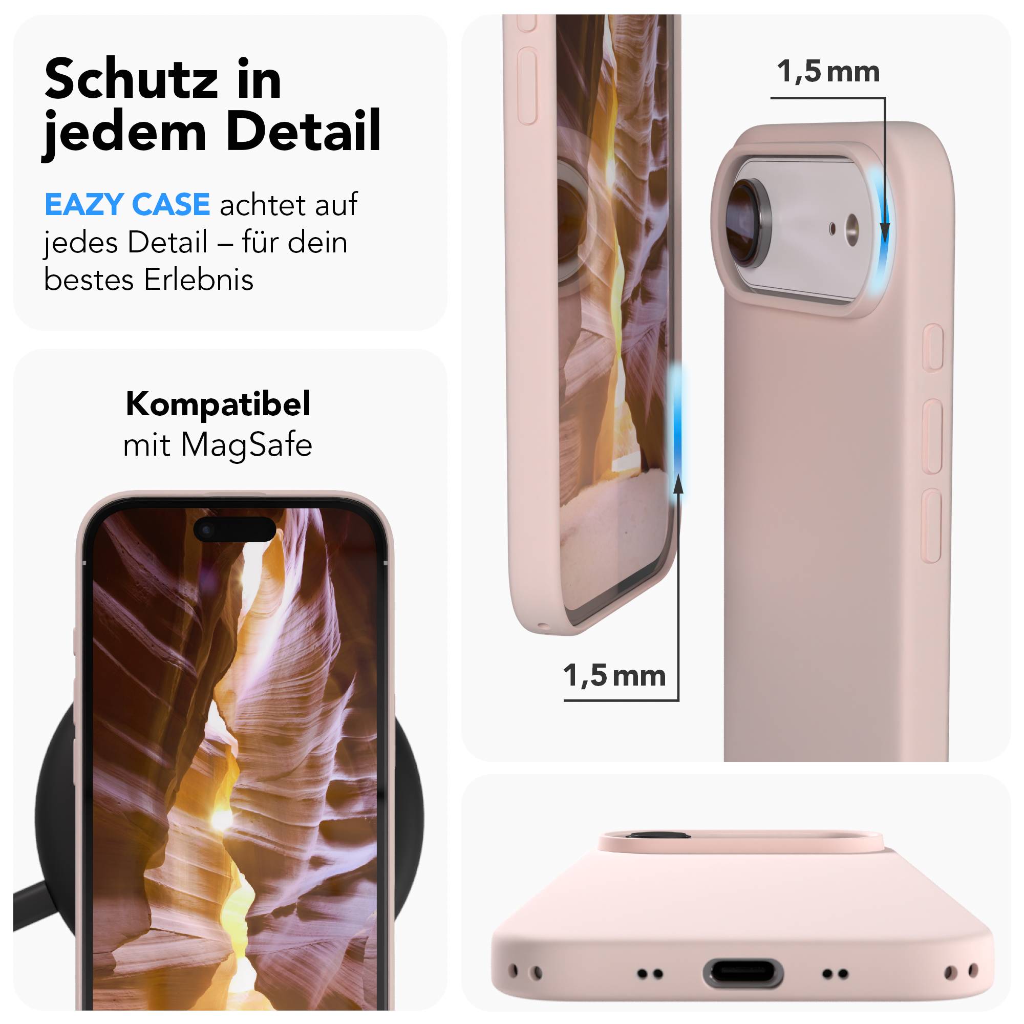 iPhone Air premium Silikonhülle mit MagSafe