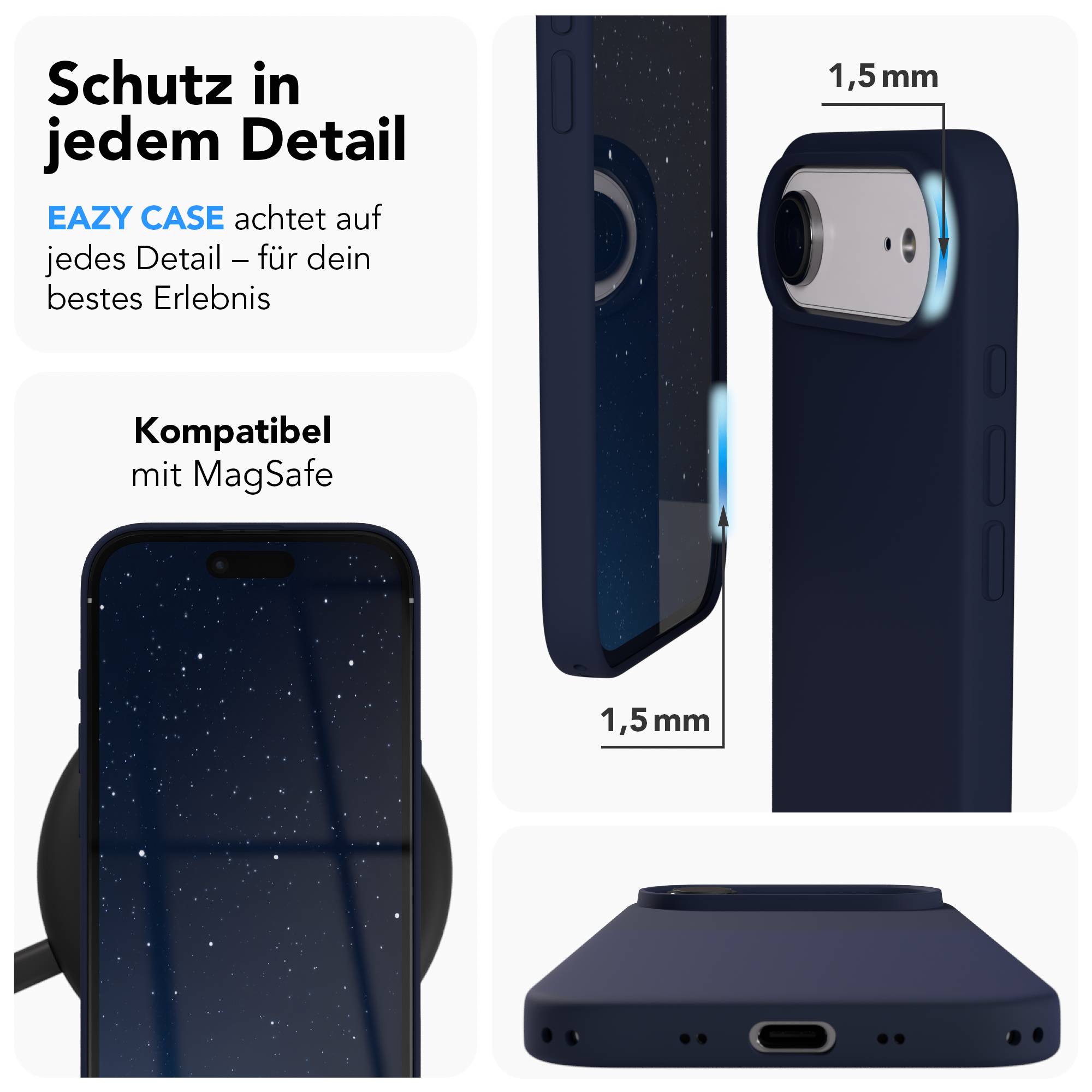iPhone Air premium Silikonhülle mit MagSafe