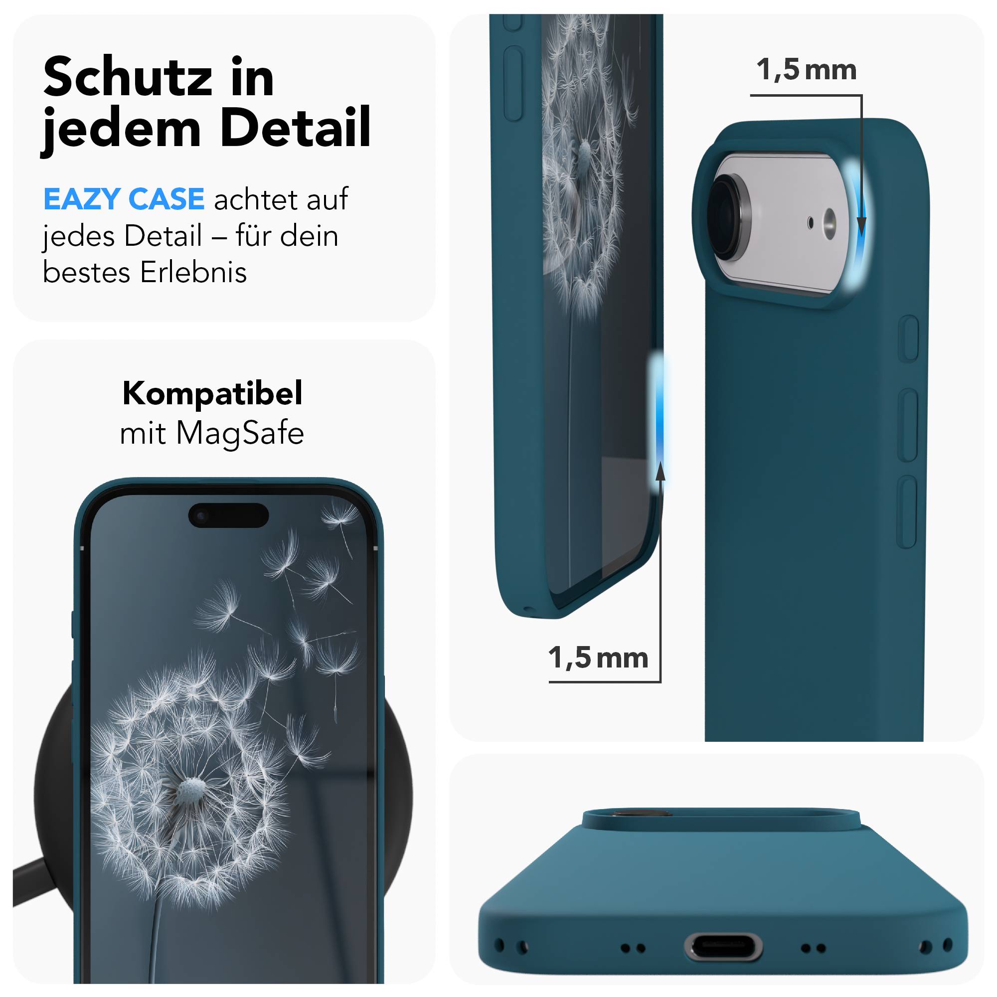 iPhone Air premium Silikonhülle mit MagSafe
