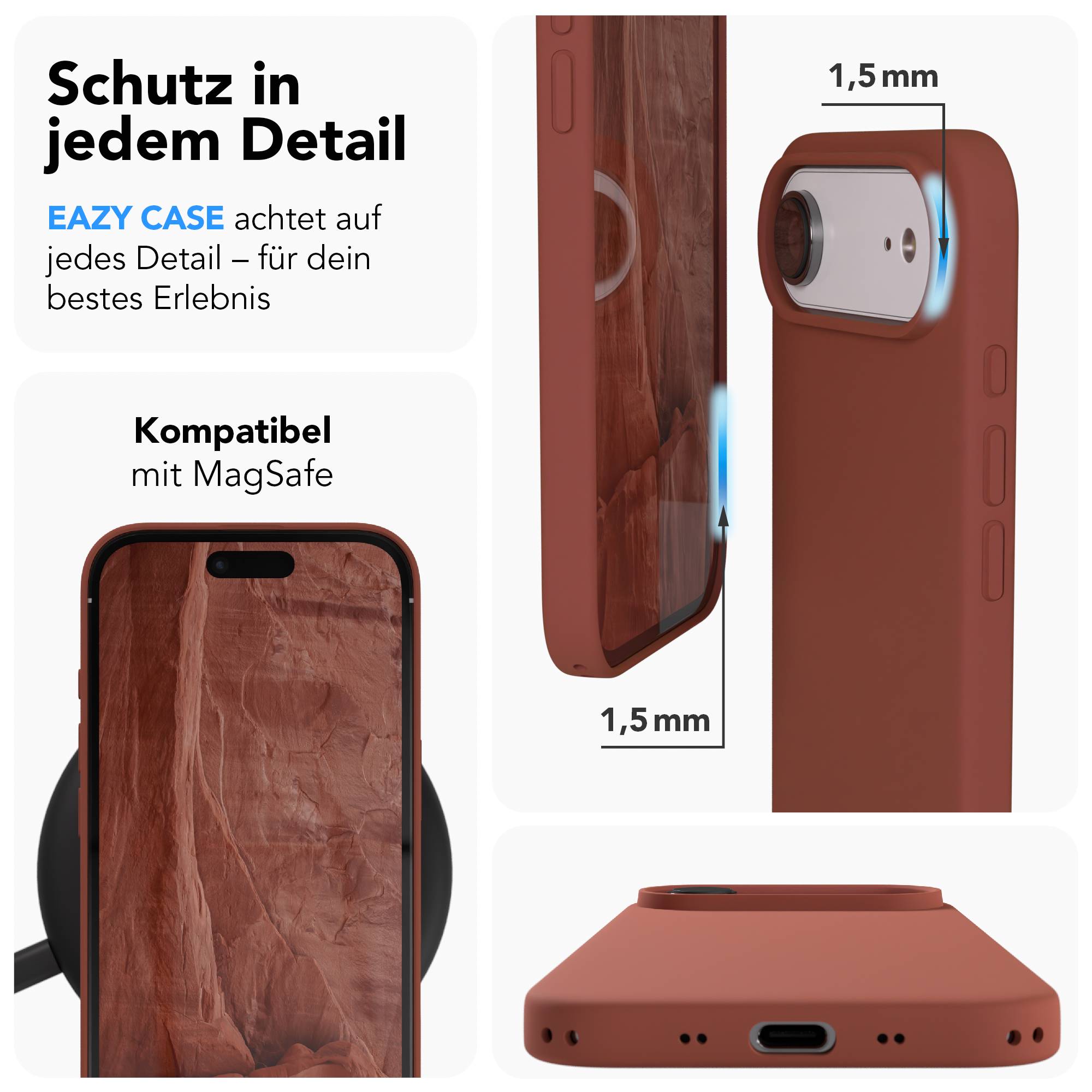 iPhone Air premium Silikonhülle mit MagSafe