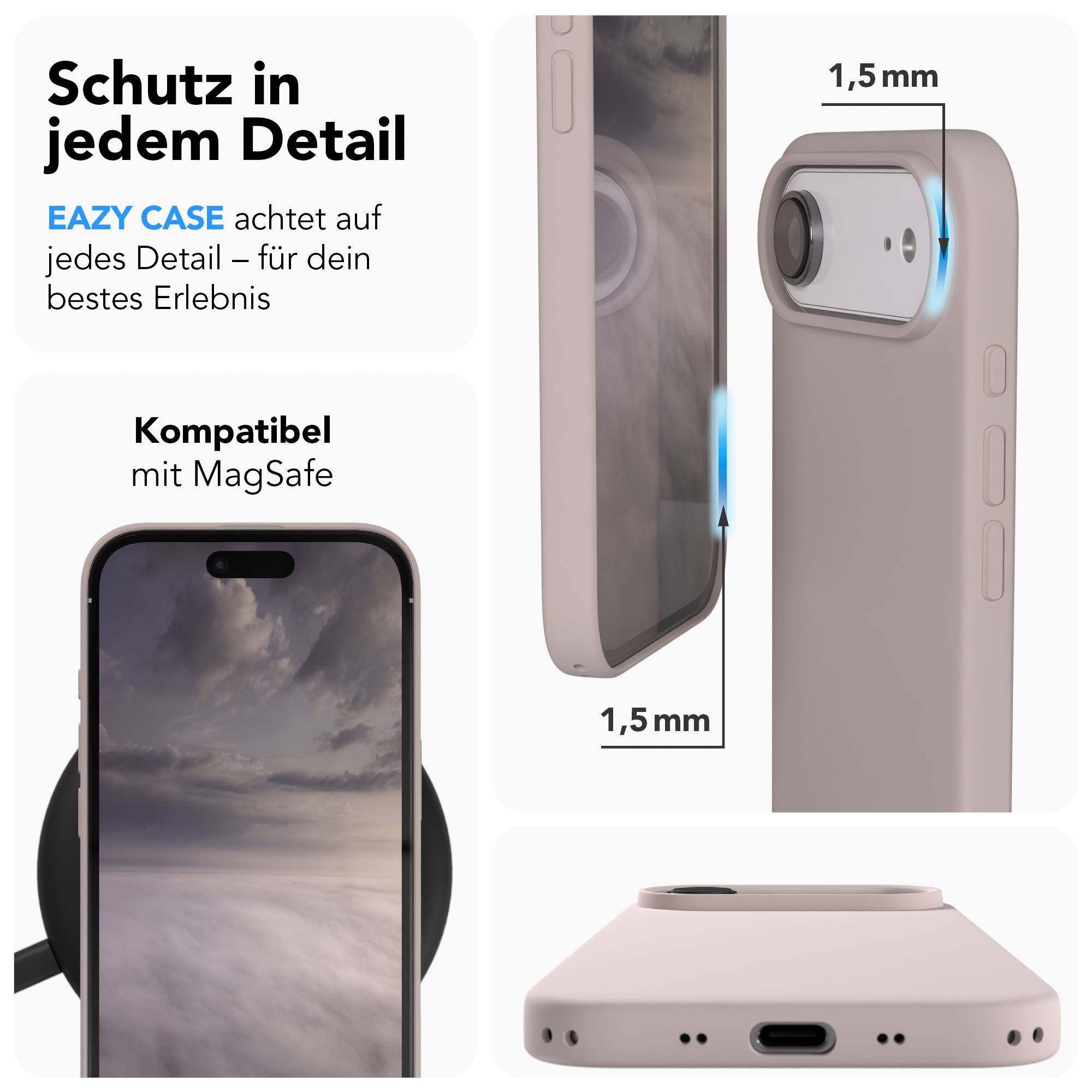 iPhone Air premium Silikonhülle mit MagSafe