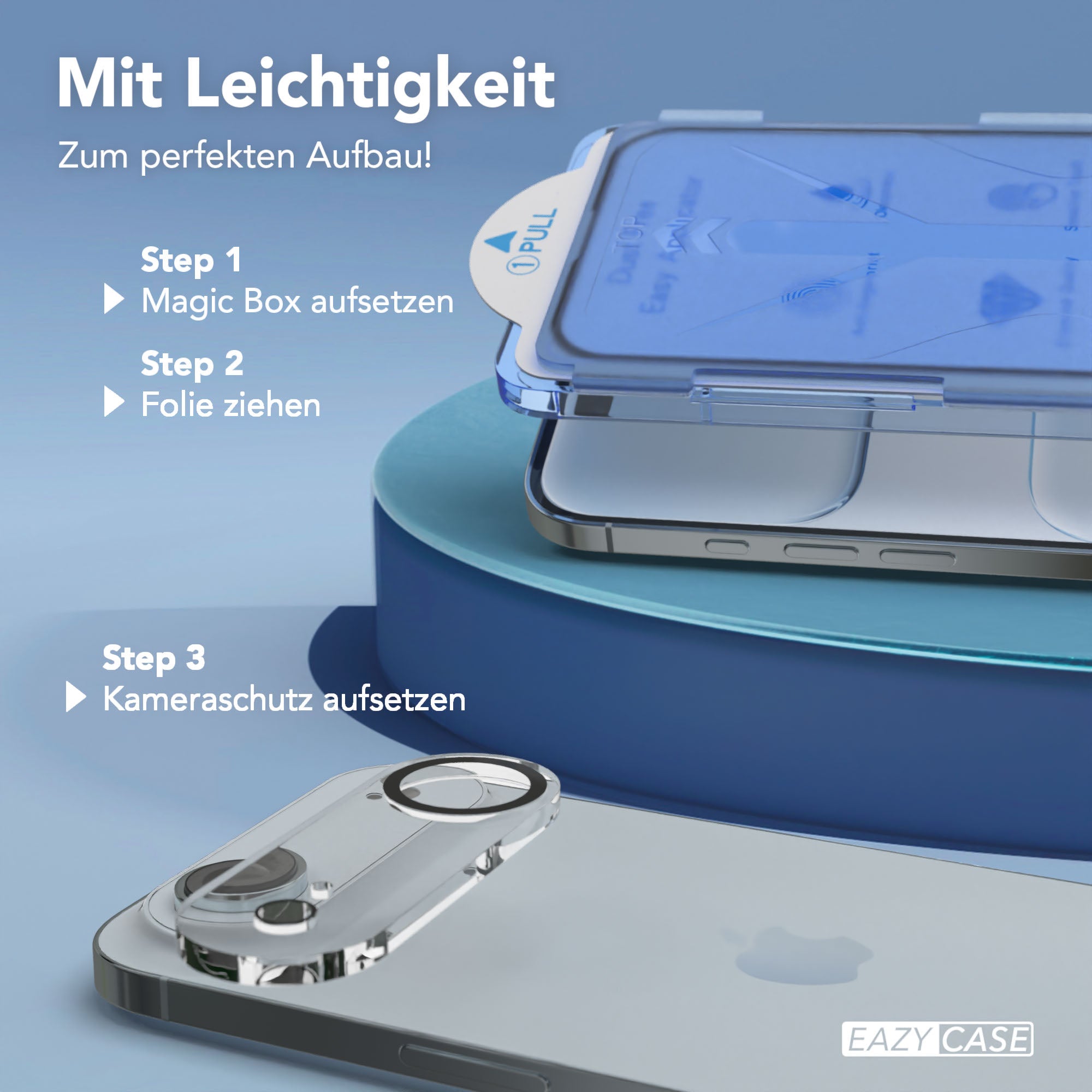 iPhone Air 2er Set Glasfolie + Installationsrahmen