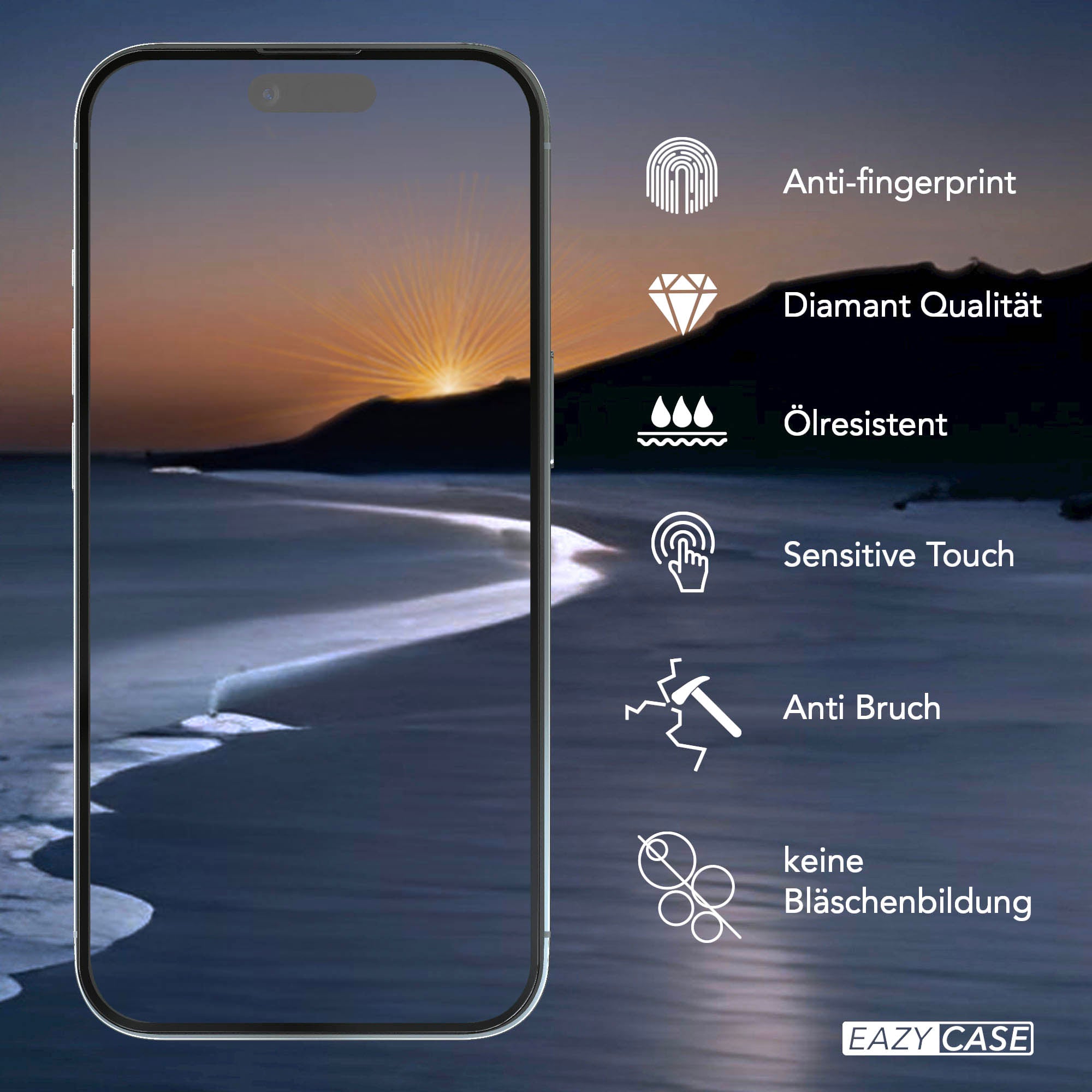 iPhone Air 2er Set Glasfolie + Installationsrahmen