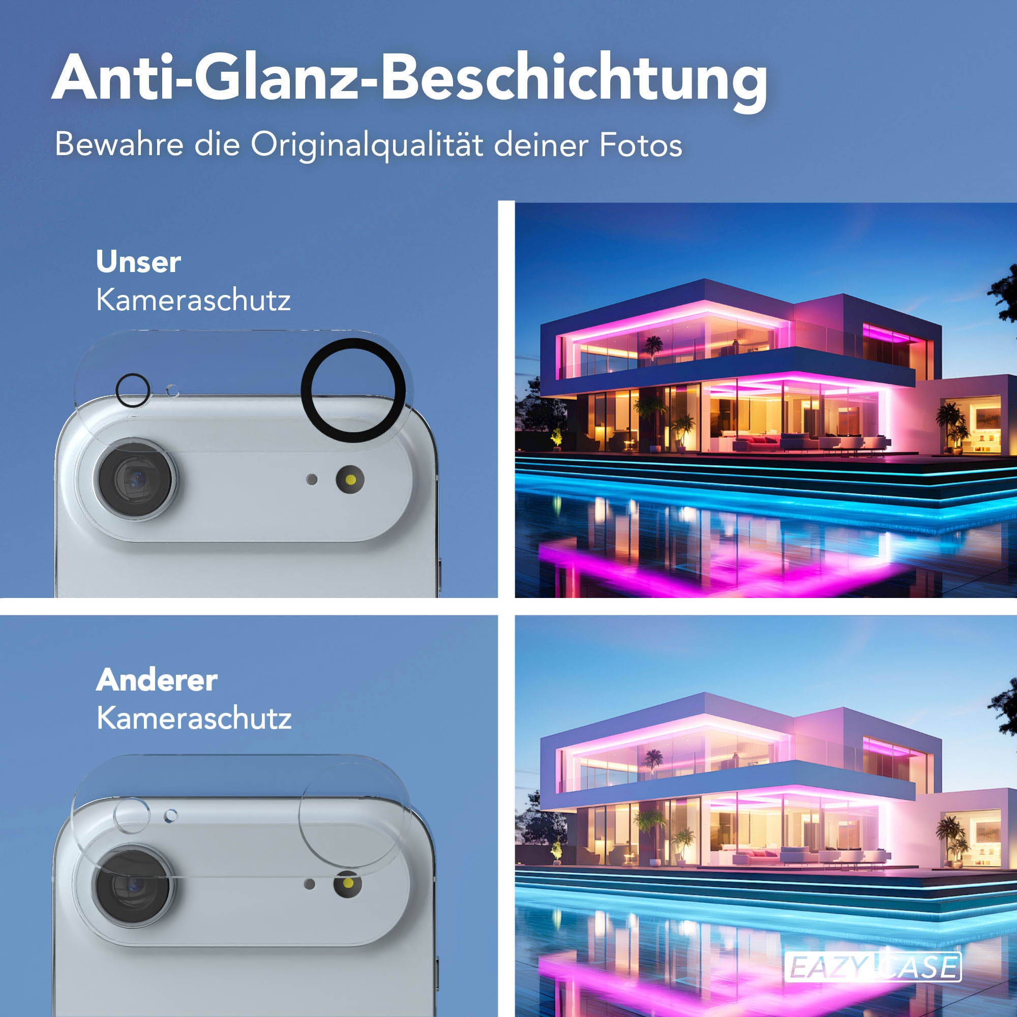 iPhone Air 2er Set Glasfolie + Installationsrahmen