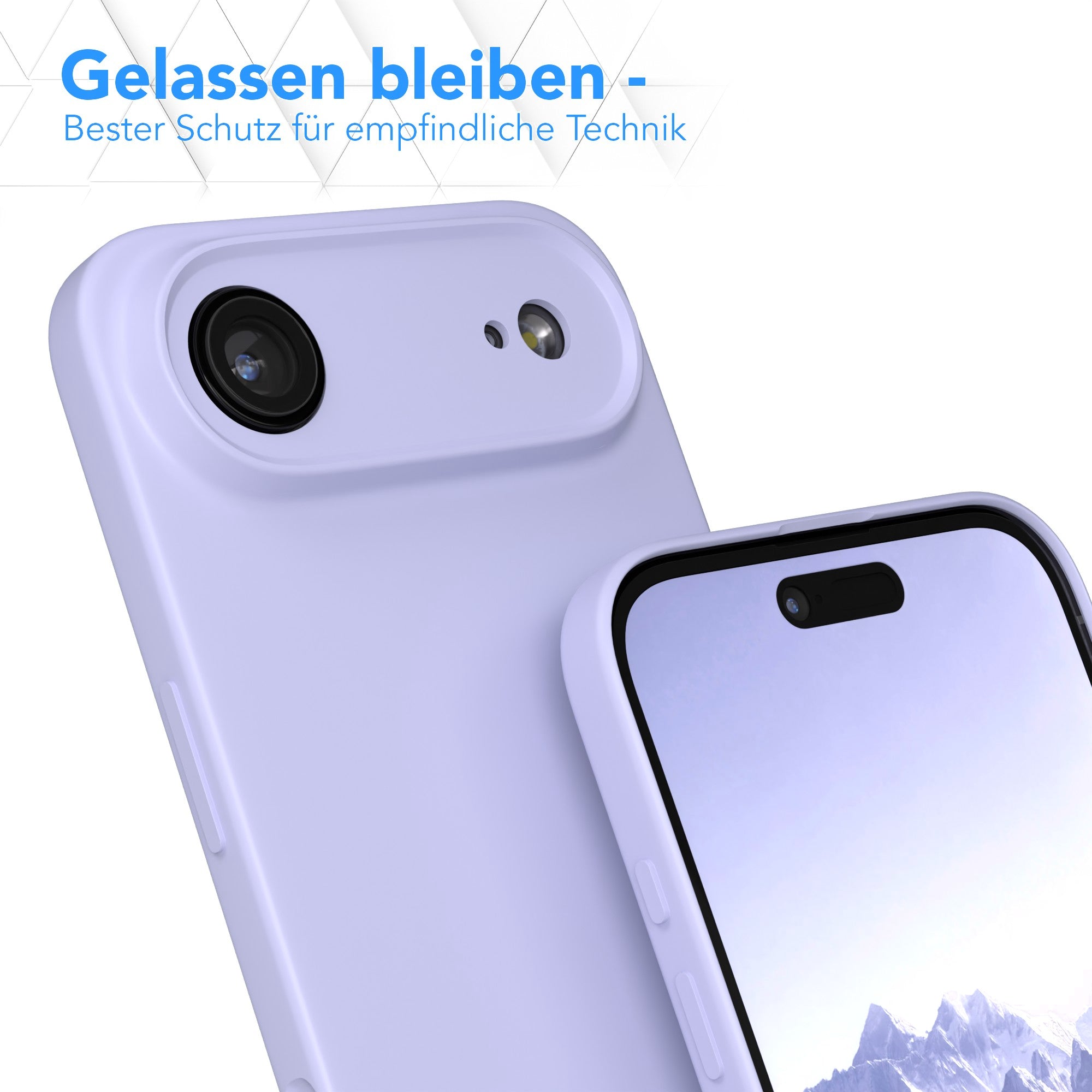 Apple iPhone Air transparente Silikonhülle mit Kameraschutz von EAZY CASE 
