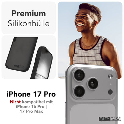 Apple iPhone 17 Pro Premium Silikonhülle mit Kameraschutz von EAZY CASE 
