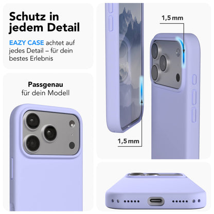 Apple iPhone 17 Pro Premium Silikonhülle mit Kameraschutz von EAZY CASE 
