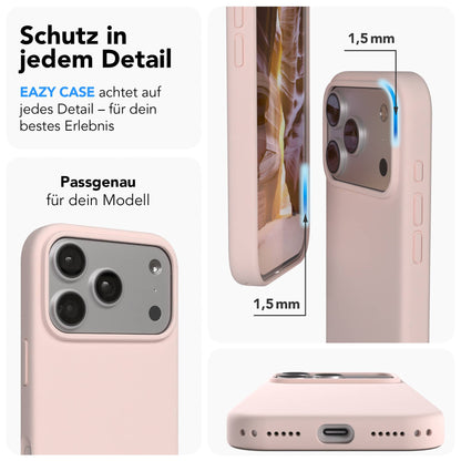 Apple iPhone 17 Pro Premium Silikonhülle mit Kameraschutz von EAZY CASE 