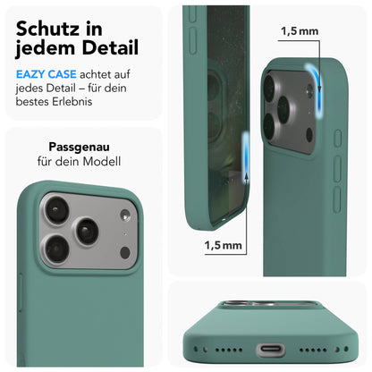 Apple iPhone 17 Pro Premium Silikonhülle mit Kameraschutz von EAZY CASE 