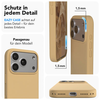 Apple iPhone 17 Pro Premium Silikonhülle mit Kameraschutz von EAZY CASE 
