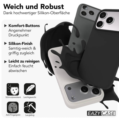 iPhone 17 Pro MagSafe Silikonhülle mit Kameraschutz von EAZY CASE 