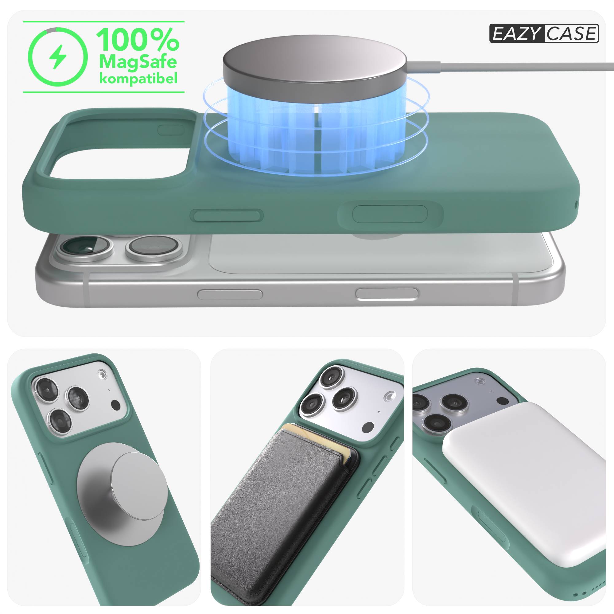 iPhone 17 Pro MagSafe Silikonhülle mit Kameraschutz von EAZY CASE 