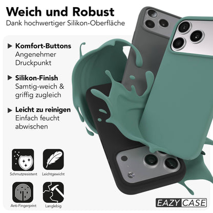 iPhone 17 Pro MagSafe Silikonhülle mit Kameraschutz von EAZY CASE 