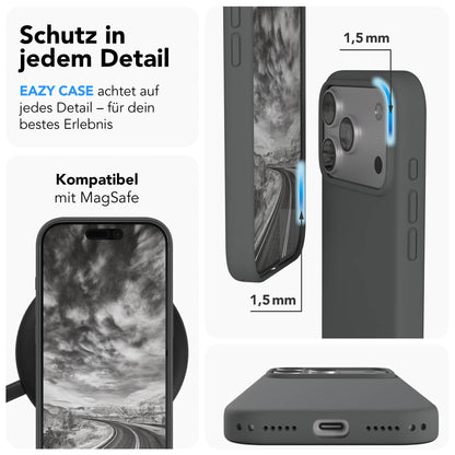 iPhone 17 Pro MagSafe Silikonhülle mit Kameraschutz von EAZY CASE 