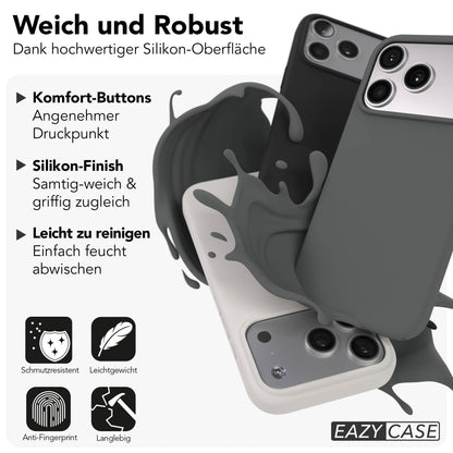 iPhone 17 Pro MagSafe Silikonhülle mit Kameraschutz von EAZY CASE 