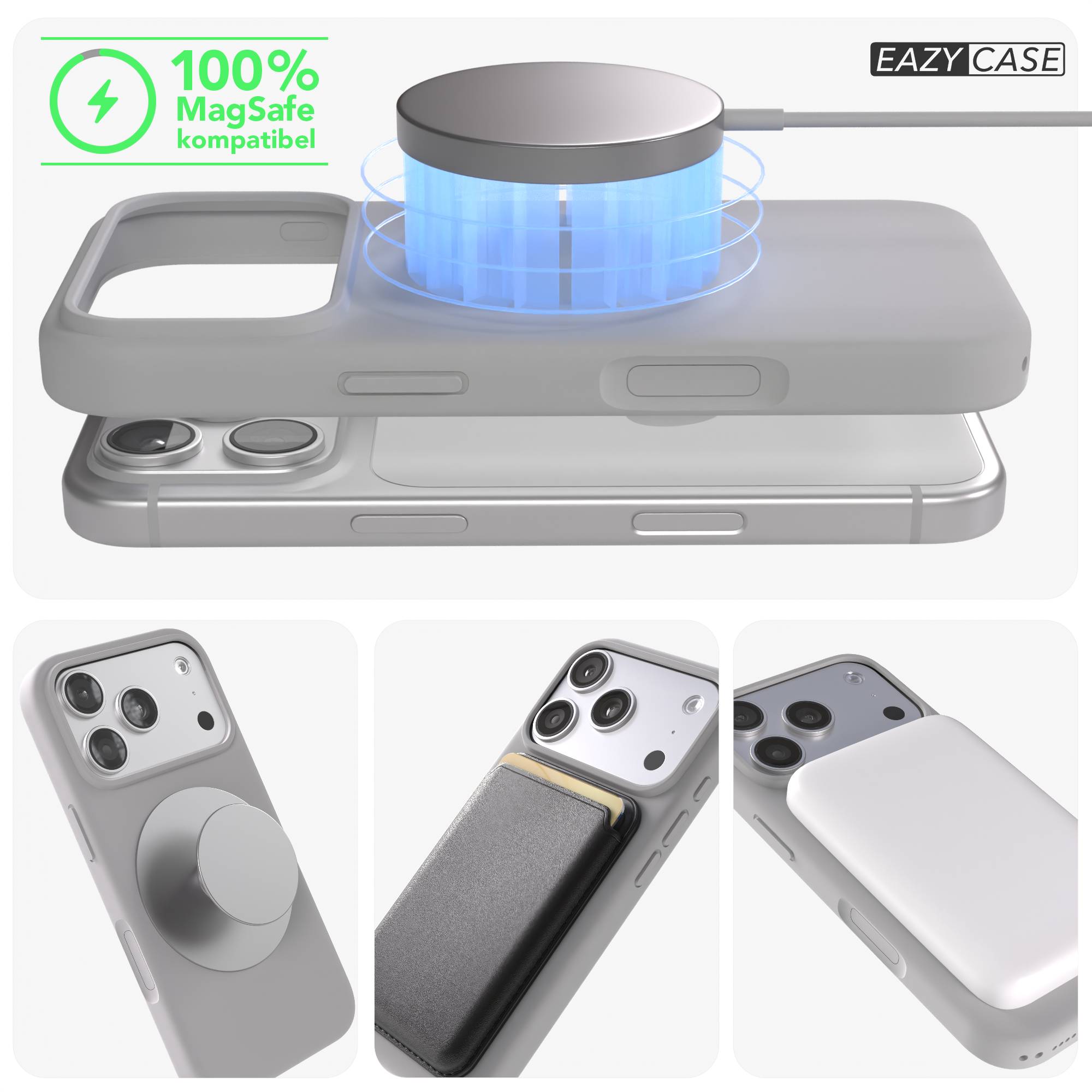 iPhone 17 Pro MagSafe Silikonhülle mit Kameraschutz von EAZY CASE 